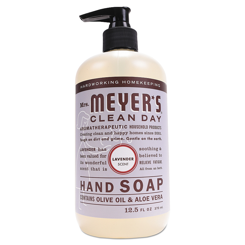 Mrs. Meyer's Clean Day Liquid Hand Soap, Lavender Scent, 12.5 oz (651311EA)