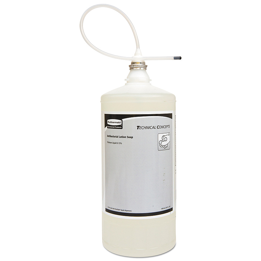 Rubbermaid Commercial One Shot Antibacterial Enriched Lotion Soap Refill, Floral Scent, 800 mL, 4/Carton (2018582CT)