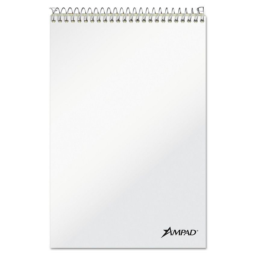 Ampad Steno Pads, Gregg Rule, Green Cover, 80 Green-Tint 6 x 9 Sheets, 6/Pack (25278)