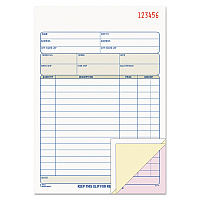 TOPS Sales Order Book, Three-Part Carbonless, 7.94 x 5.56, 50 Forms Total (46510)