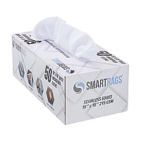 Smartrags Xl Microfiber 35 Gram 16x16 White, Pack Of 50 (PNP-M931-W)