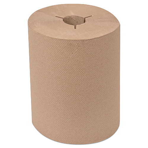 Tork Universal Hand Towel Roll, Notched, 1-Ply, 8" x 550 ft, Natural, 6 Roll/Carton (8631060)