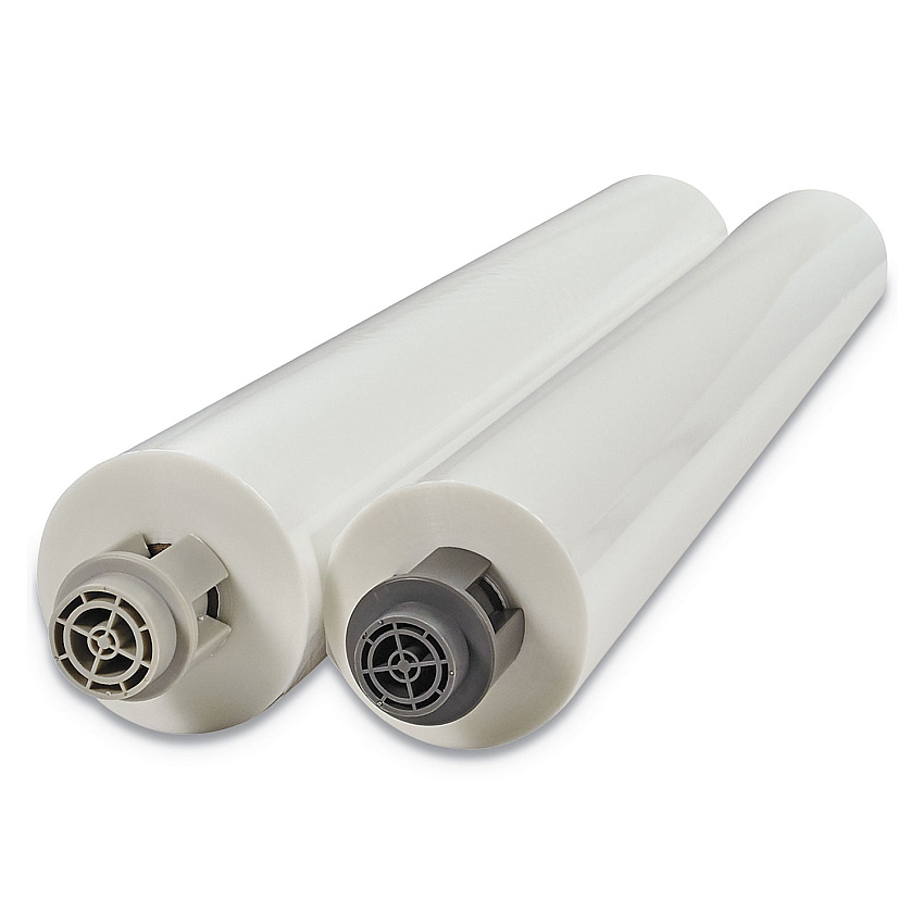 GBC Pinnacle 27 EZLoad Roll Film, 1.5 mil, 25" x 500 ft, Gloss Clear, 2/Box (3125311EZ)