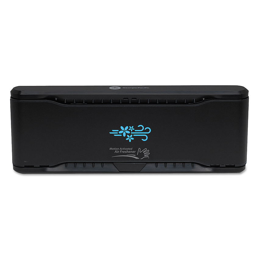 Activeaire Automated In-stall Freshener Dispenser, 9.5" X 1.17" X 3.5", Black