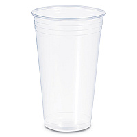 Conex Clearpro Plastic Cold Cups, 24 Oz, 50/bag, 12 Bags/carton