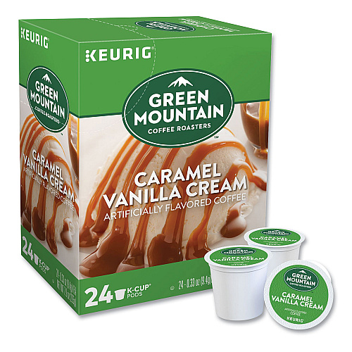 Keurig Caramel Vanilla Cream Coffee K-Cups, 24/Box (6700)