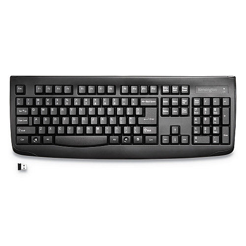 Kensington Pro Fit Wireless Keyboard, 18.38 x 8 x 1.25, Black (72450)