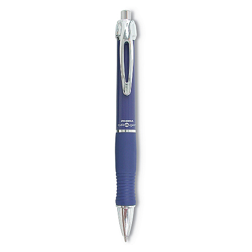 Zebra Sarasa Dry X10 Gel Pen, Retractable, Medium 0.7 mm, Blue Ink, Blue/Silver Barrel, 12/Pack (42620)