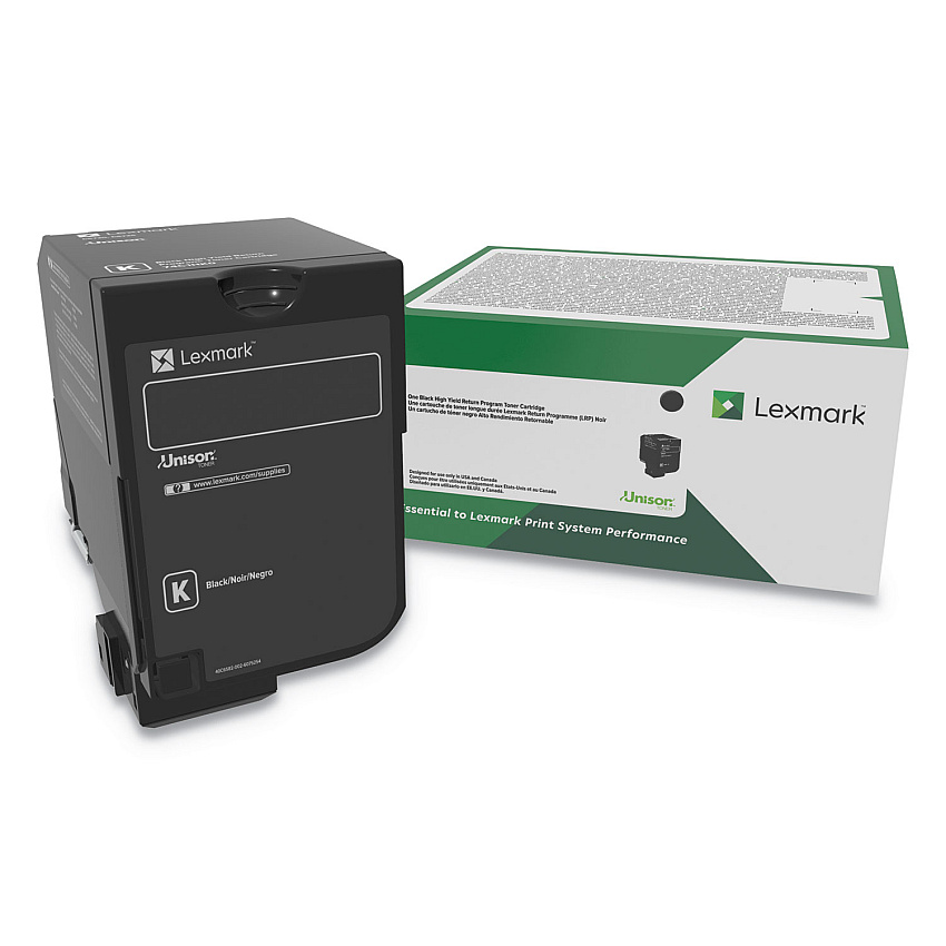 Lexmark 84C0HKG Unison High-Yield Toner, 25,000 Page-Yield, Black