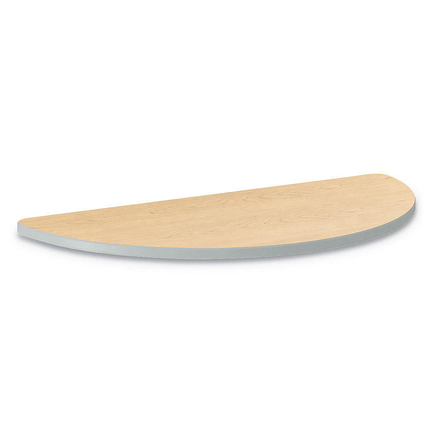 HON Build Half Round Shape Table Top, 60w x 30d, Natural Maple (SH3060ENDK)