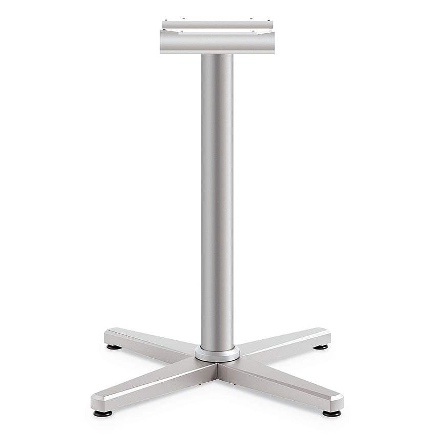 HON Arrange X-Leg Base for 30" to 36" Tops, 25.59w x 27.88h, Silver (CT29MXPR8)