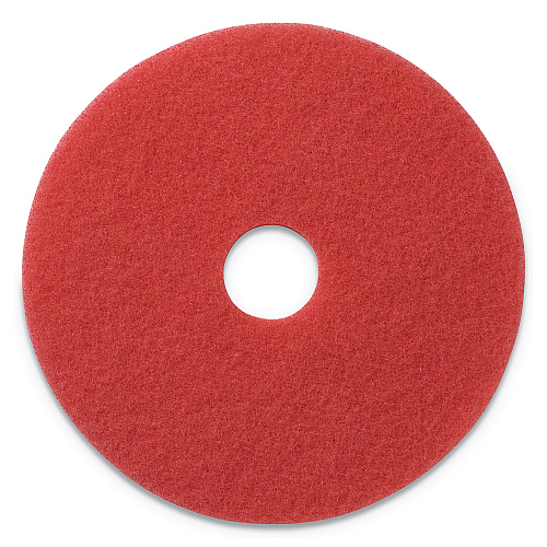 Americo Buffing Pads, 13" Diameter, Red, 5/Carton (404413)