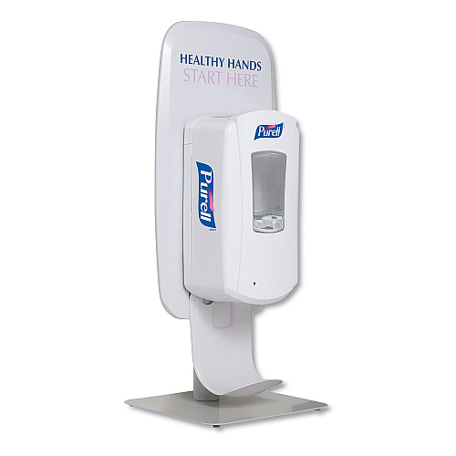 PURELL LTX or TFX Table Top Dispenser Stand, 3.79" x 17.68" x 9.18", White (2426DS)