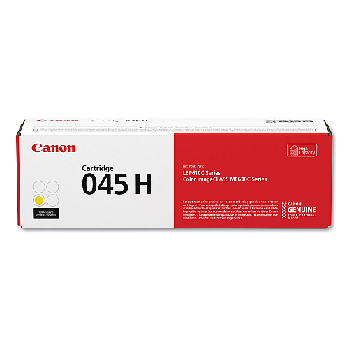 Canon 1243C001 (045) High-Yield Toner, 2,200 Page-Yield, Yellow