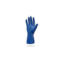 Proworks Latex Canner 18 Mil Glove Blue Med, 12 Pairs (GRCL-MD-1SF)