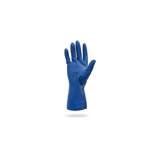 Proworks Latex Canner 18 Mil Glove Blue Med, 12 Pairs (GRCL-MD-1SF)
