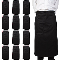 Mariposa Bistro Apron 33x30 Black, Case Of 48 (BISTROAPR-BLK-CS)