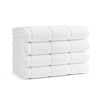 Las Rayas Beach Towel 30x60 White - Pack Of 4 (BT-HS3060-15WH)