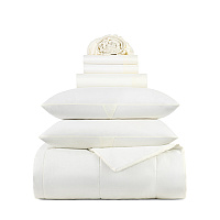 Family Essentials Bed In Bag 7pc Set - King - White - Case Of 6 Sets (BIAB-KG-WH)