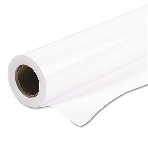 Epson Premium Glossy Photo Paper Roll, 10 mil, 44" x 100 ft, Glossy White (S041640)