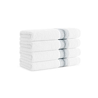 Aston & Arden Turkish Striped Hand Towel 18x32 Slate - Pack Of 4 (HT-STT-1832-5.4-SLT)