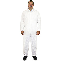 Coverall Polypro White 40gr White 2xl, Case Of 25 (M1220-2X)