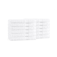 Admiral Hospitality Washcloth 12x12 White - Pack Of 12 (P-ADM-WASH)
