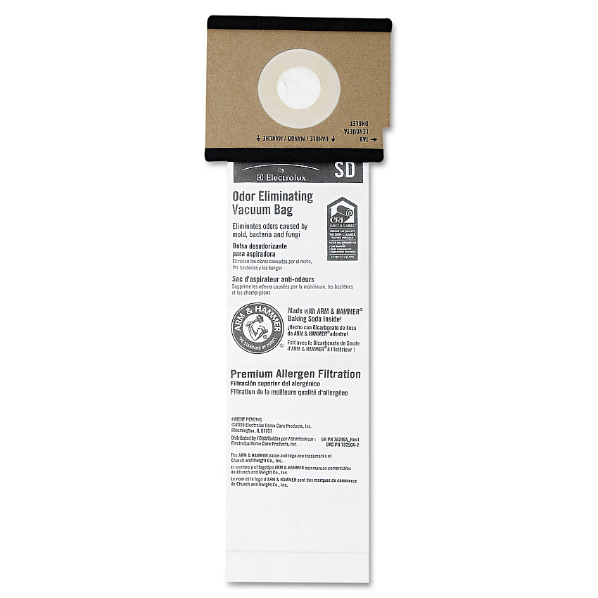 Sanitaire SD Premium Allergen Vacuum Bags for SC9100 Series, 5/Pack, 10 Packs/Carton (63262B10CT)