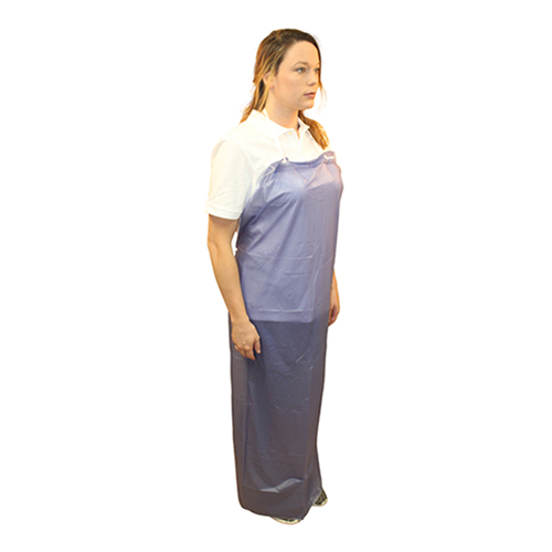 Hemmed Vinyl Apron 6 Mil 35x45 Blue, Case Of 72 (MHB-45)
