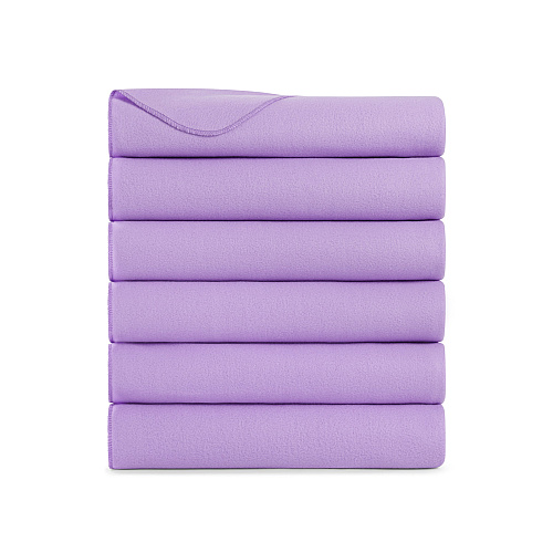 Cozy Soft Polar Fleece Throw 50x60 Purple - Case Of 24 (FLC-PLR-5060-6PK-PU)