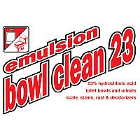 Emulsion Bowl Cleaner 23% Hcl - 12x1 Qt, Case Of 12 (40212)