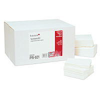 Sontara Ec Engineered-cloth Wipers, White, 12"x13.2", Creped, 1/4 Fold, 50/bag, 18 Bags/cs, Case Of 900 (M-PR921)