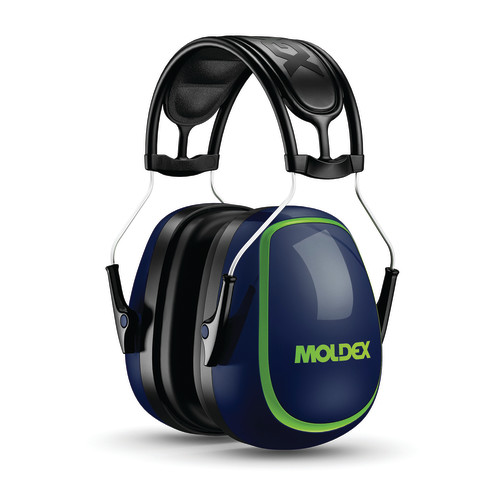 Moldex Mx-5 Earmuff, Nrr 27, Black/blue, One Size - 1 Pair/box (6120)
