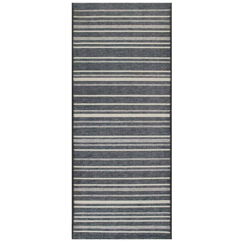Digital Printed Gel Backed Rug Striped 60x84 Grey, 1 Each (STR-6084-GY)