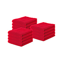 Terry Polishing Hand Towel 16x27 Red - Pack Of 12 (N030-R1627-4)