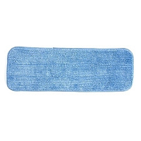 Microworks Flat Microfiber Pad, Blue, 16" - Pack Of 12 (2504-SPH-MFP-16B)