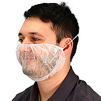 Poly Beard Cover White 1000/cs, Case Of 1000 (MBC-1000/W)