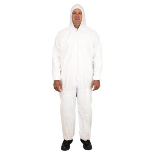 Promax Coverall Zipper Front Attached - Med, Case Of 25 (M1028-M)