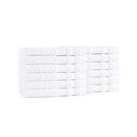 Magellan Washcloth 13x13 White - Pack Of 12 (MAG1313-1.5)