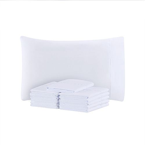Host & Home Microfiber Pillowcase Standard White - Pack Of 12 (P-MFP-2030)