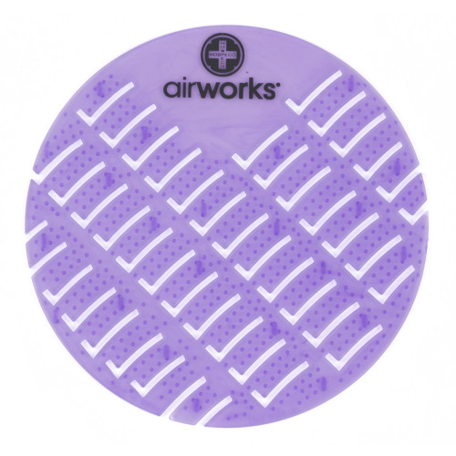 Airworks Urinal Screen, Lt. Purple, Lavender Meadow, 10/bx, Box Of 10 (AWUS236-BX)