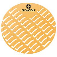 Airworks Deodorizing Urinal Screen Citrus Grove 10/box, Box Of 10 (AWUS231-BX)