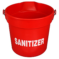 Bucket 10 Quart Deluxe Red, Case Of 12 (5510RS)