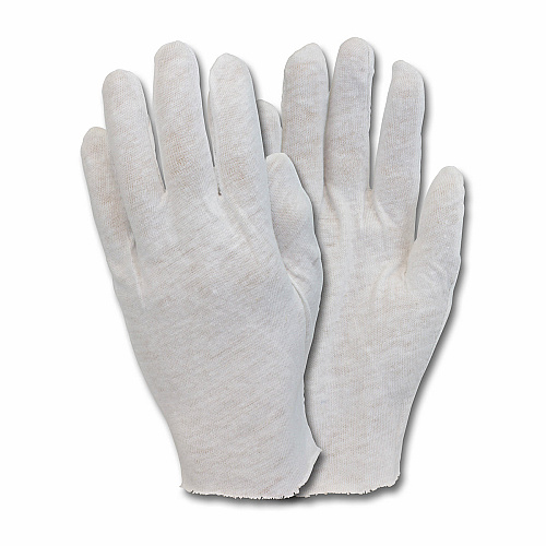 Safety Zone 100% Lisle Cotton Inspection Gloves, Women’s One Size, Lightweight, Soft, Breathable Fit For Precision Tasks And Cleanroom Use, Natural White, 12 Pairs Per Bag, 100 Bags Per Case (GIMW-WN-1SP)