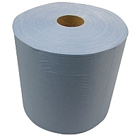 Prematex Wipers, Sontara, Blue, Gray Or Teal, 11.5"x13", Heavy Duty, Creped, Roll, 825/rl - Case Of 3 Rolls (300705-3)