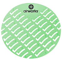 Airworks Urinal Screen, Green, Fresh Garden, 10/bx, Box Of 10 (AWUS232-BX)