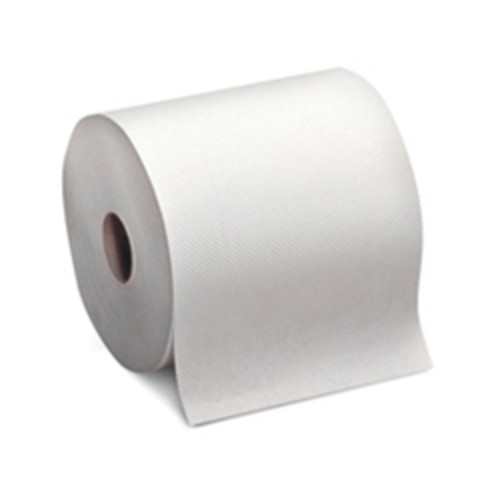 Tork Hard Roll Towels, White, 1 Ply, 7.8"x800, Roll - Case Of 6 Rolls (RB800)