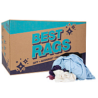 R-c45 T-shirt Reclaimed Rags Colored - 25lb Box (R-C45-25)