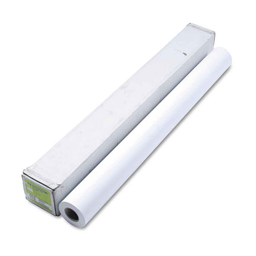 HP DesignJet Inkjet Large Format Paper, 4.9 mil, 42" x 150 ft, Coated White (Q1406B)