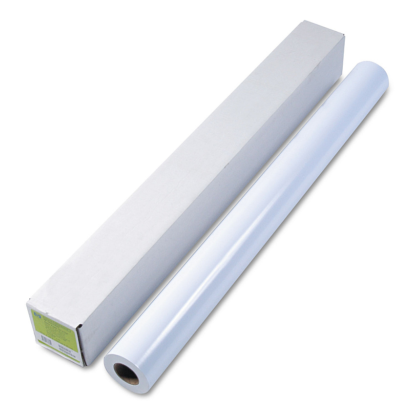 HP DesignJet Large Format Paper for Inkjet Prints, 7 mil, 42" x 100 ft, Satin White (Q1422B)